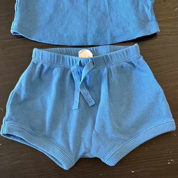 GAP Baby Blue Ribbed T-Shirt - Picture 3 of 4